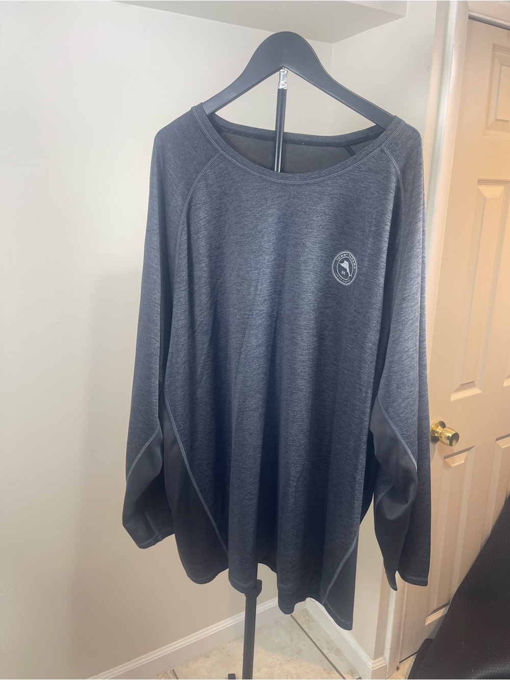 Tommy Bahama Long Sleeve Shirt - Charcoal Gray